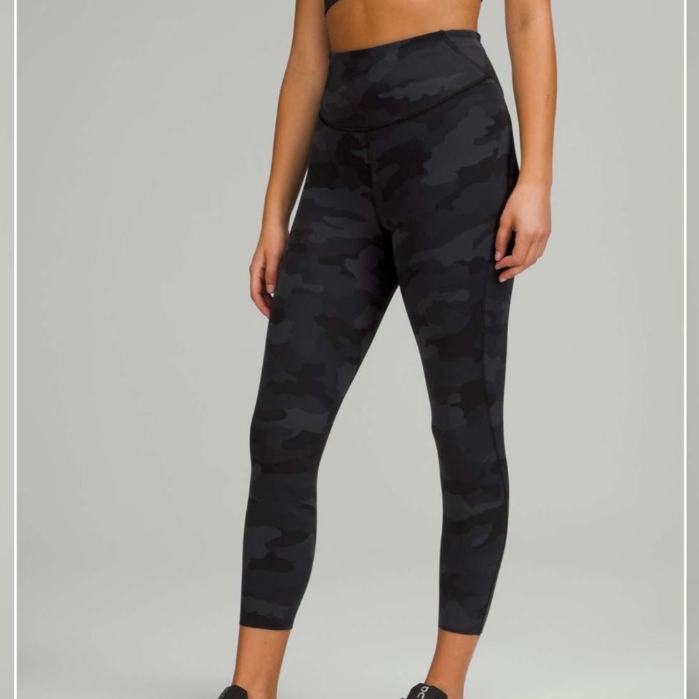 Lululemon 4 Base Pace High-Rise Crop 23" in Heritage 365 Camo